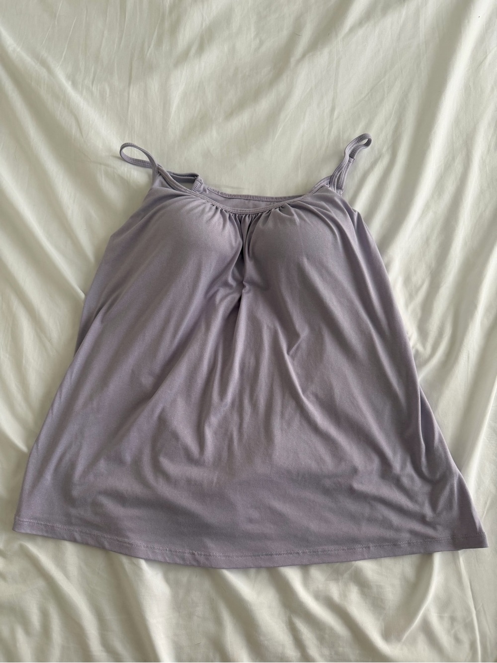 Light Lavender Spaghetti Strap Tank Top